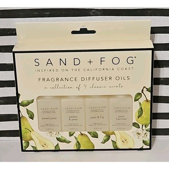 Sand And Fog Pear Fragrance Oils 4pk 0.33oz each Fragrance Oils Set - Picture 1 of 5